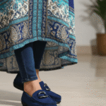 Navy Women Moccasin WN4547 - View 1