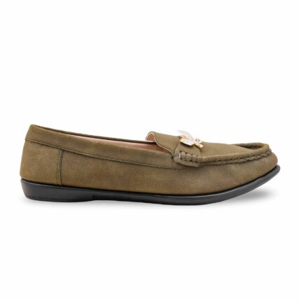 Olive Women Moccasin WN4548 - View 2