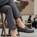 Black Moccasin For Ladies WN4549 - View 1