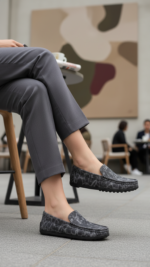 Black Moccasin For Ladies WN4549 - View 1