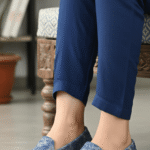Blue Moccasin For Ladies WN4549 - View 1