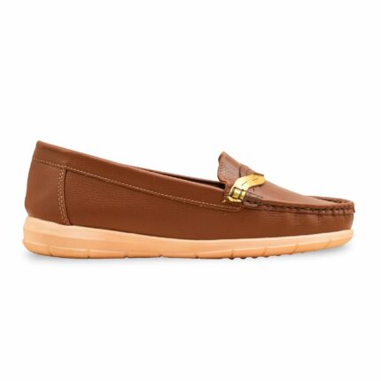 Brown Moccasin For Ladies WN4555 - View 2