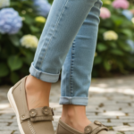 Beige Moccasin For Ladies WN4558 - View 1