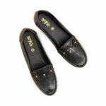 Black Moccasin For Ladies WN4559 - View 5