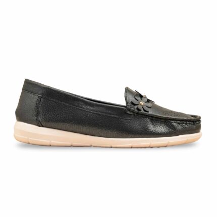 Black Moccasin For Ladies WN4559 - View 2