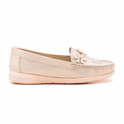 Golden Moccasin For Ladies WN4559 - View 2