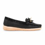 Black Women Moccasin WN4561 - View 2
