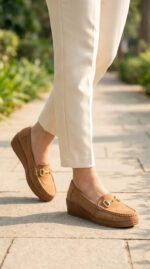 Brown Moccasin For Women WN4587 - View 3