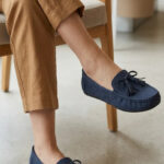 Blue Moccasin For Women WN4589 - View 1