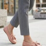 Pink Moccasin For Ladies WN4589 - View 1
