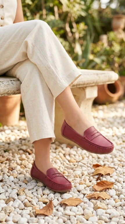 Rust Moccasin For Women WN4591 - View 2