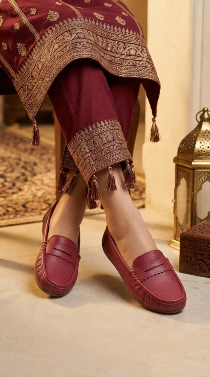 Rust Moccasin For Women WN4591 - View 1