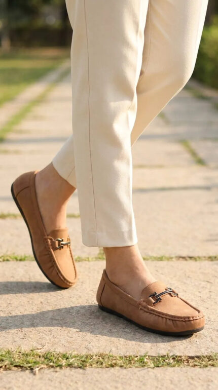 Brown Moccasin For Women WN4593 - View 2