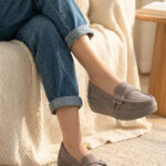 Grey Moccasin For Women WN4597 - View 1