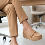 Beige Moccasin For Ladies WN4597 - View 1