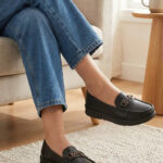 Black Moccasin For Women WN4598 - View 1