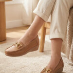 Beige Moccasin For Women WN4600 - View 1