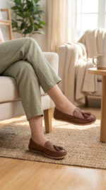 Brown Moccasin For Women WN4606 - View 2