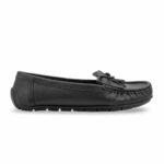 Black Moccasin For Women WN4607 - View 4