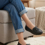 Black Moccasin For Women WN4607 - View 1