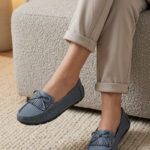Blue Moccasin For Women WN4607 - View 1