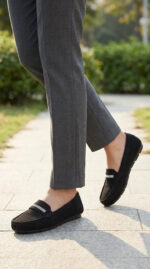 Black Moccasin For Women WN4639 - View 2