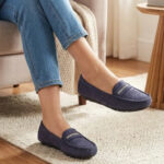 Navy Moccasin For Women WN4639 - View 1
