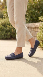 Navy Moccasin For Women WN4639 - View 2