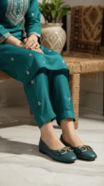 Blue Pumps For Ladies WN5410 - View 2