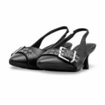 Black Back Open For Ladies WN5440 - View 3