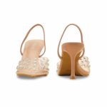 Beige Back Open For Ladies WN5445 - View 4
