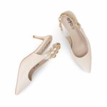 Beige Back Open For Women WN5451 - View 5