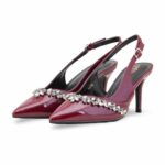 Maroon Back Open For Ladies WN5452 - View 3