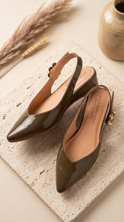 Olive Back Open For Women WN5549 - View 2
