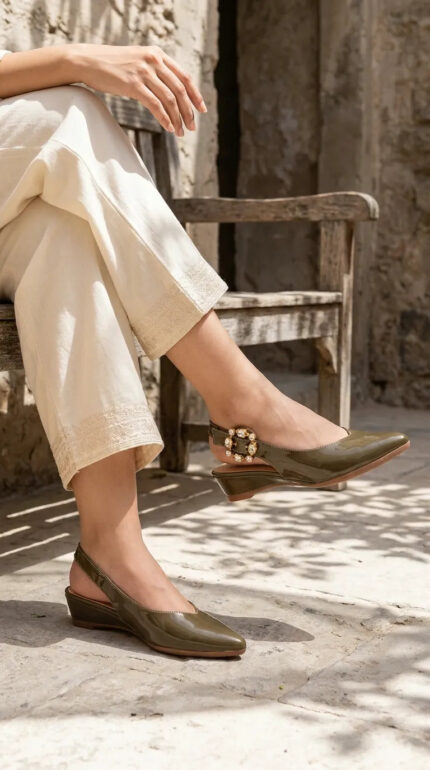 Olive Back Open For Women WN5549 - View 1