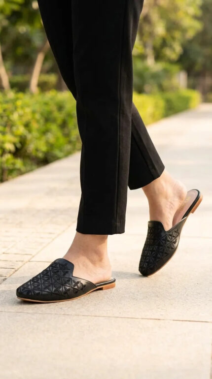 Black Back Open For Ladies WN5576 - View 2