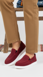 Maroon Sneaker For Ladies WN6171 - View 1