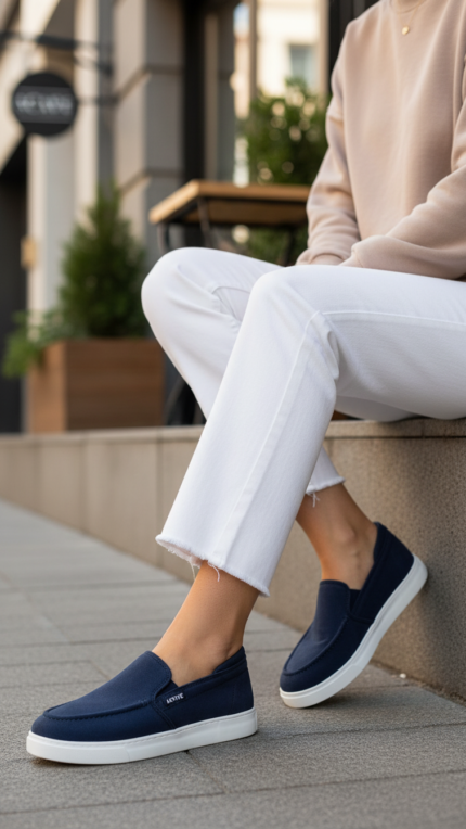 Blue Women Sneaker WN6171 - View 1