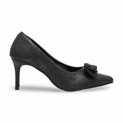 Black Court Shoes WN7402 - View 1