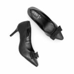Black Court Shoes WN7402 - View 4
