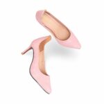 Pink Court Shoes WN7408 - View 5