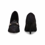 Black Court Shoes WN7423 - View 3