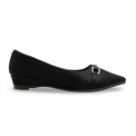 Black Court Shoes WN7487 - View 2