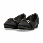 Black Court Shoes WN7487 - View 3