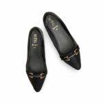 Black Court Shoes WN7487 - View 5