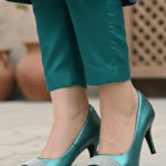 Green Women Court Shoes WN7492 - View 1