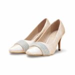 Golden Women Court Shoes WN7492 - View 3