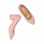 Pink Court Shoes For Ladies WN7493 - View 5