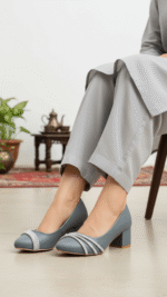Grey Court Shoes For Women WN7494 - View 1