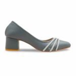 Grey Court Shoes For Women WN7494 - View 2